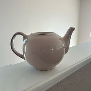 Pink teapot planter
